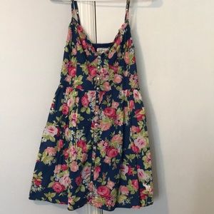 Navy floral sundress
